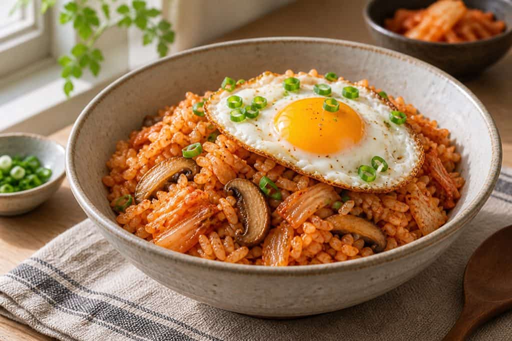 김치볶음밥 완성 모습